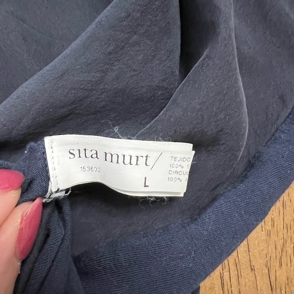 Anthropologie Sita Murt Silk Dolman Sleeve Tee - Picture 8 of 10